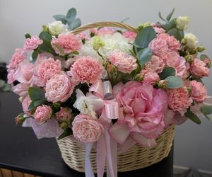 Премиум Корзина с цветами «Вместо слов»