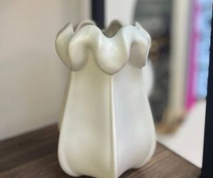 Ваза керамика белая