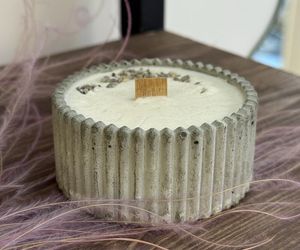 Свечи в бетоне ручной работы