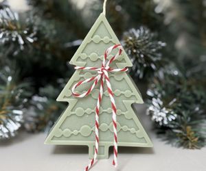 Свеча из соевого воска «Ёлочка»