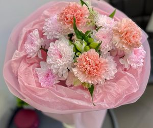 Букет«Viva» (хризантема кустовая, диантусы и альстромерия)