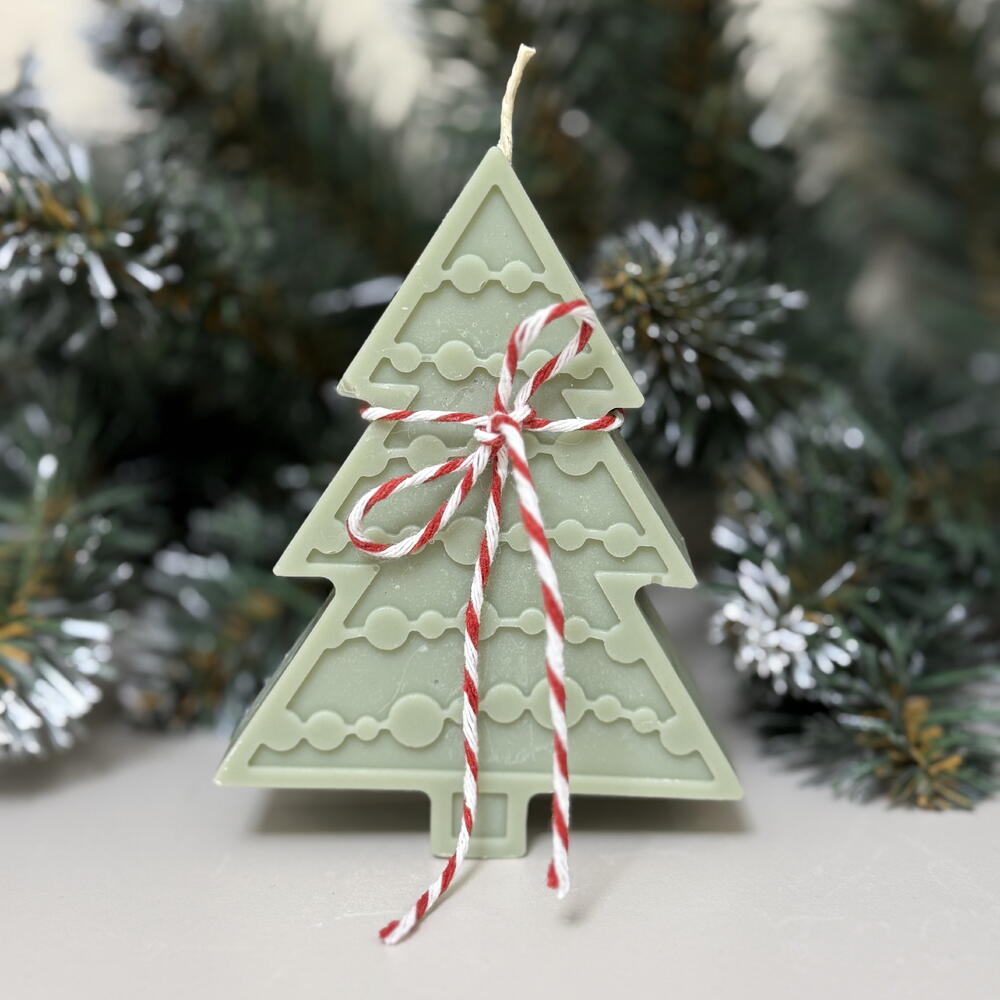 Свеча из соевого воска «Ёлочка»