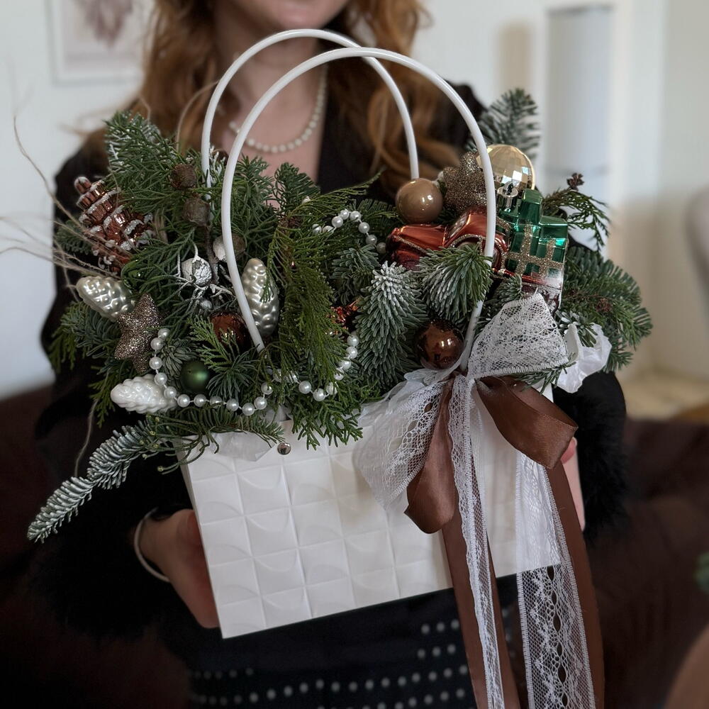 Сумочка «Еловый лес» с ароматной елкой